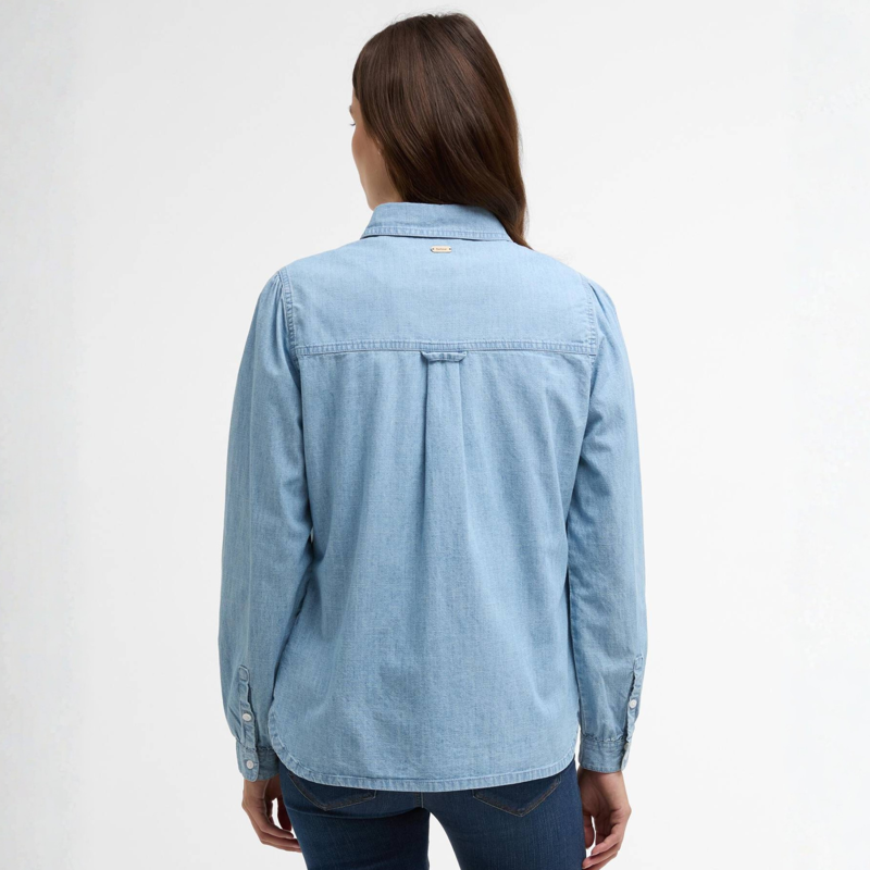 Barbour Ladies Zaria Shirt - Chambray-2