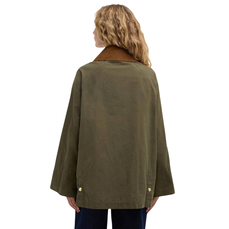 Barbour Ladies Icons Bedale Showerproof Jacket - Ivy Green/Ancient-1
