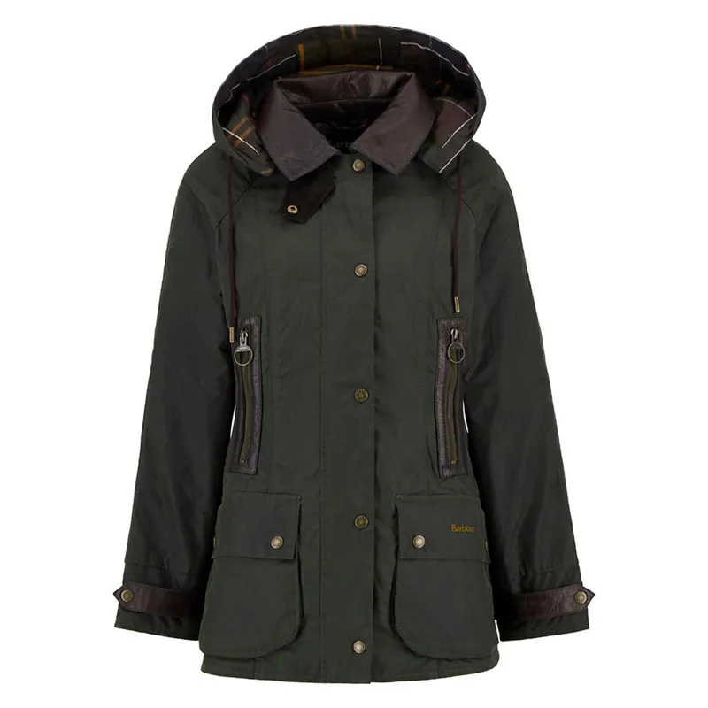 Barbour Ladies Ivy Wax Jacket - Fern
