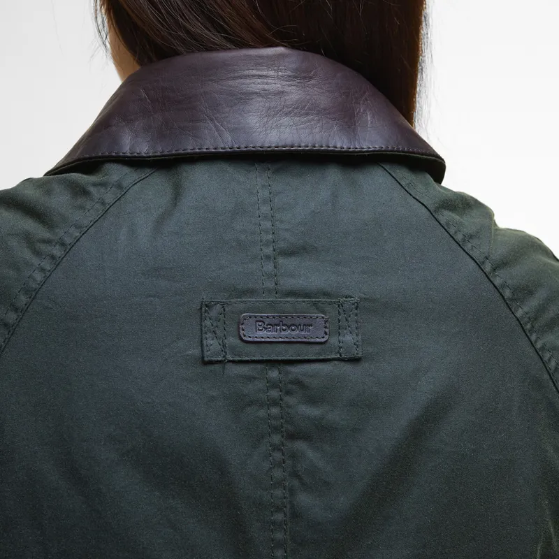 Barbour Ladies Ivy Wax Jacket - Fern-5