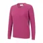 Hoggs of Fife Lauder Ladies Cable Pullover - Cerise