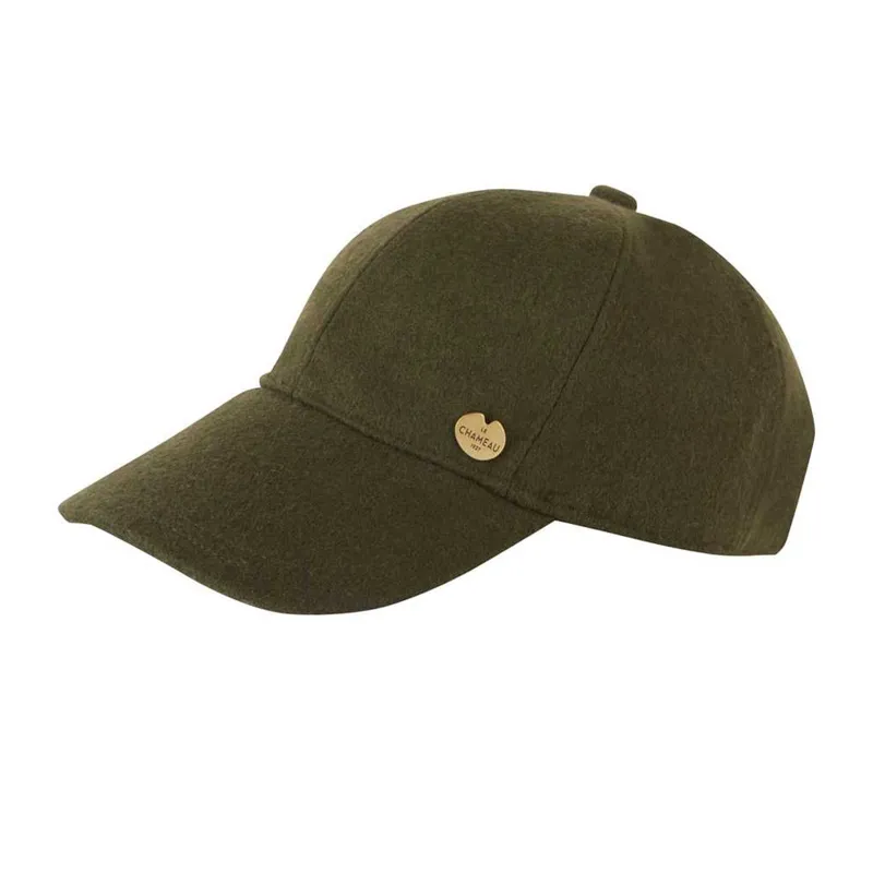 Le Chameau Melton Wool Cap Vert Chameau