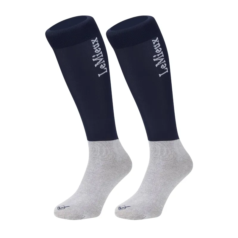LeMieux Competition Socks - Twin Pack - Navy