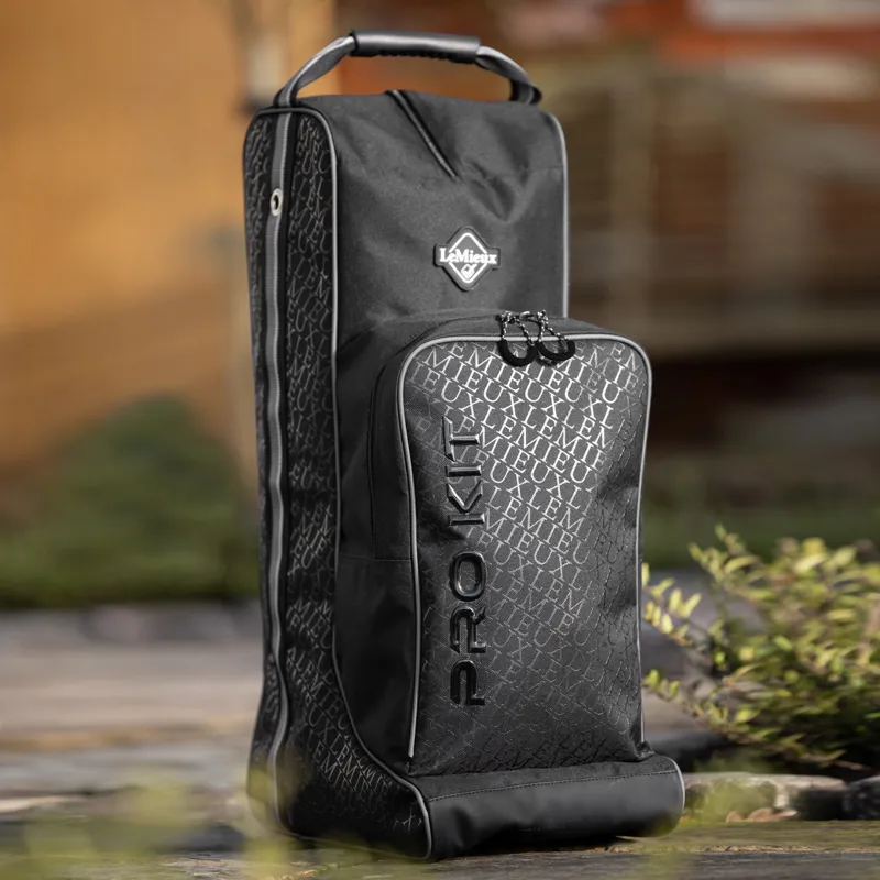 LeMieux Elite Pro Boot And Hat Bag - Black-1