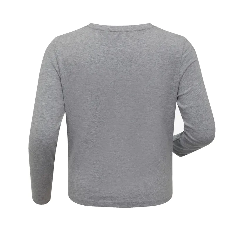LeMieux Mini Jamie Long Sleeve Top - Grey-2