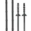 LeMieux Rubber Grip Continental Reins - Black/Silver