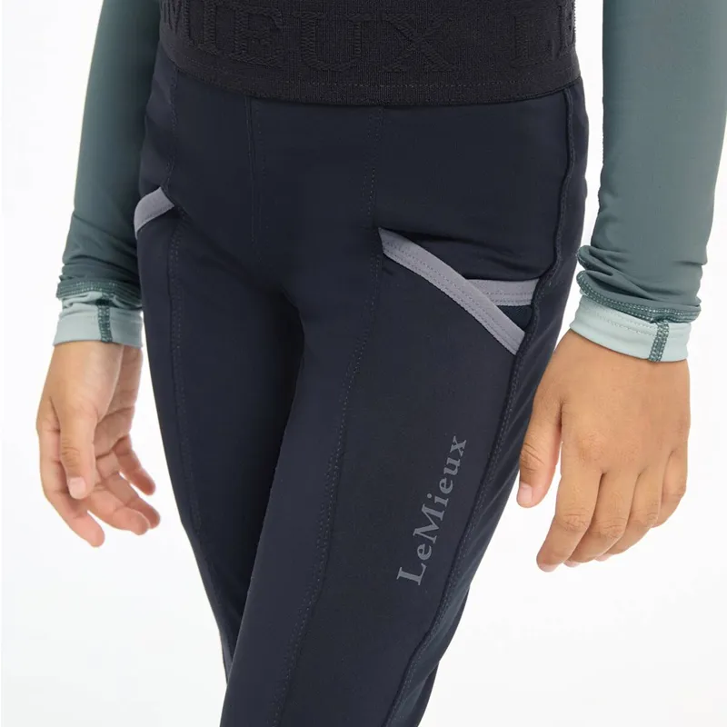 LeMieux Mini Pull On Breeches - Navy-2