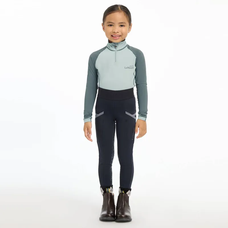 LeMieux Mini Pull On Breeches - Navy-3