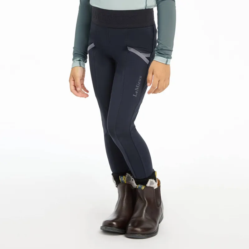 LeMieux Mini Pull On Breeches - Navy