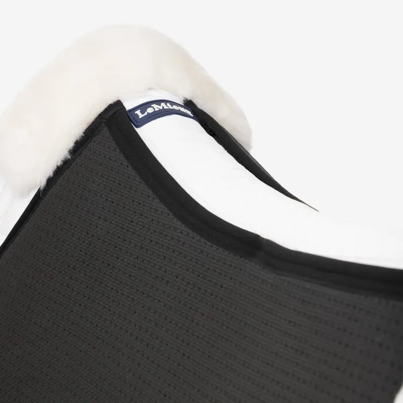 LeMieux Streamline Half Pad - White/White-1