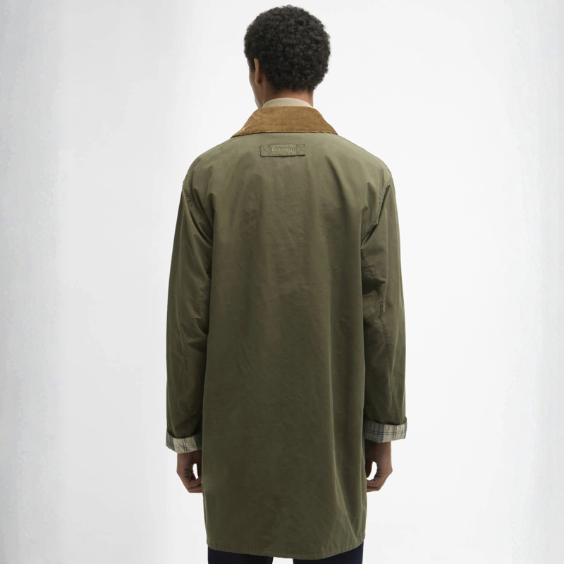 Barbour Mens Icons Border Casual Jacket - Ivy Green-2