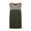 Ridgeline Mens Back Slider Singlet Top - Olive Multi