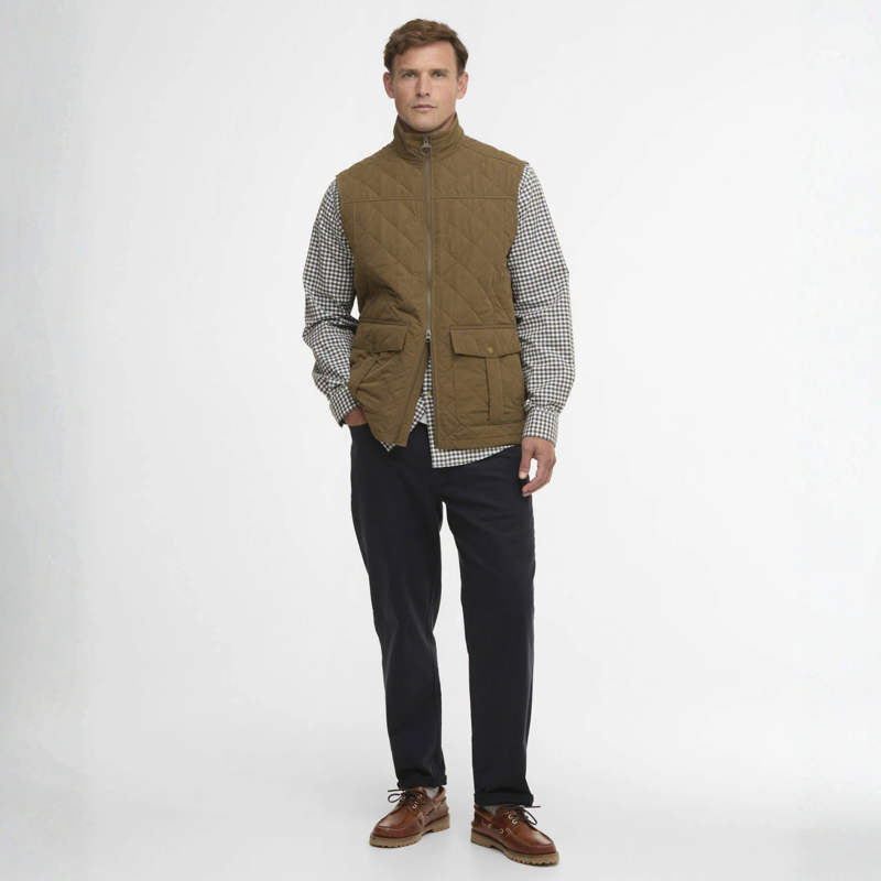 Barbour Mens Sander Gilet - Beech-6