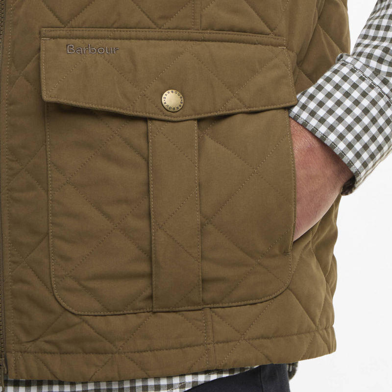 Barbour Mens Sander Gilet - Beech-5