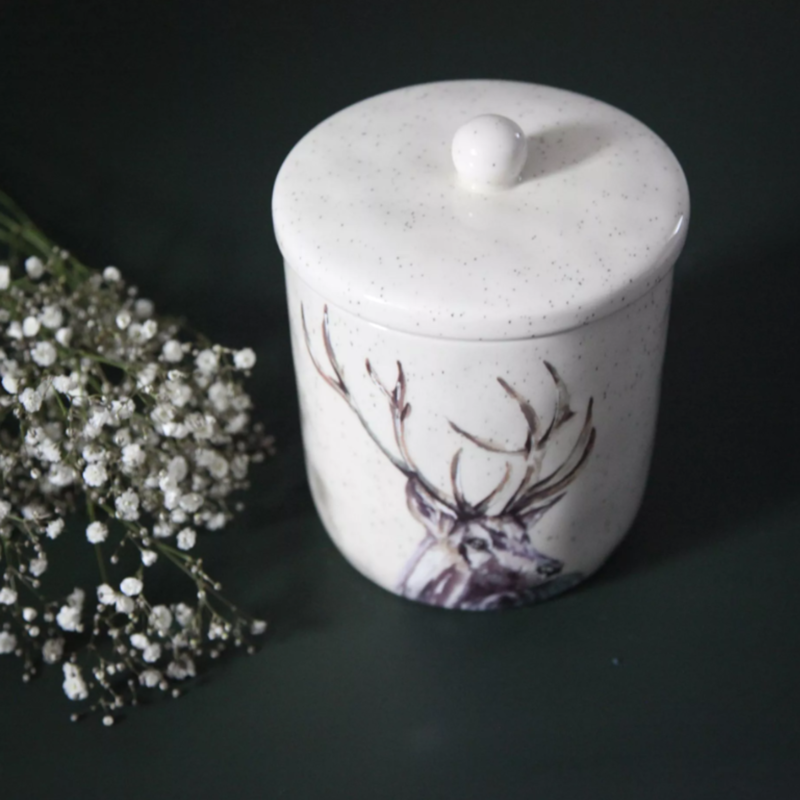 Meg Hawkins Storage Canister - Stag-2