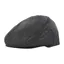 Barbour Mens Wax Flat Cap - Black