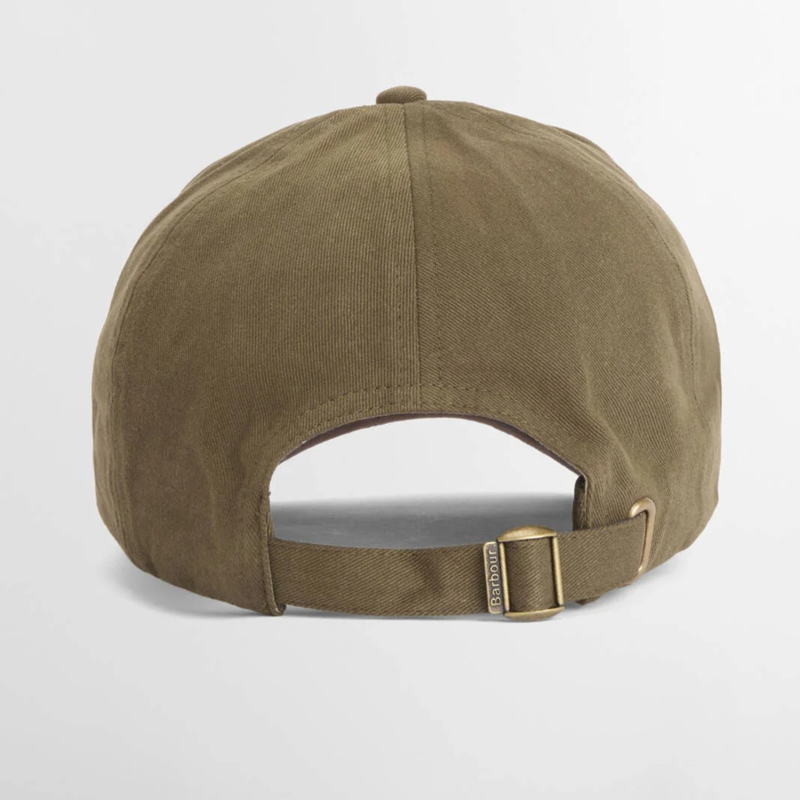 Barbour Langdale Cap - Olive/Brown-2