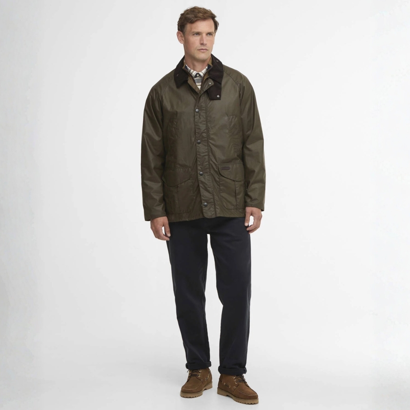 Barbour Lightweight Stratford Wax Jacket - Beech-7