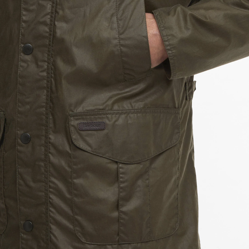 Barbour Lightweight Stratford Wax Jacket - Beech-6
