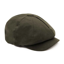 Holland Cooper Baker Boy Tweed Cap - Green Wax