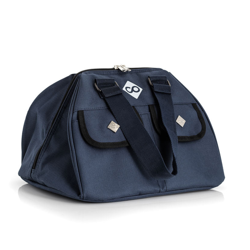 Charles Owen Hat Bag - Navy-3