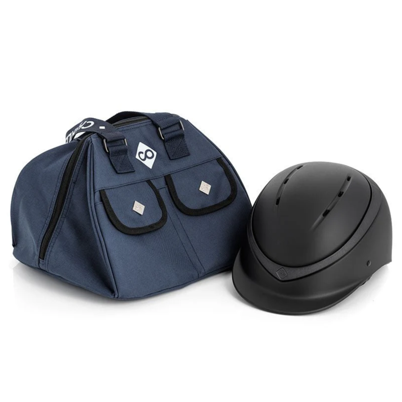 Charles Owen Hat Bag - Navy-6