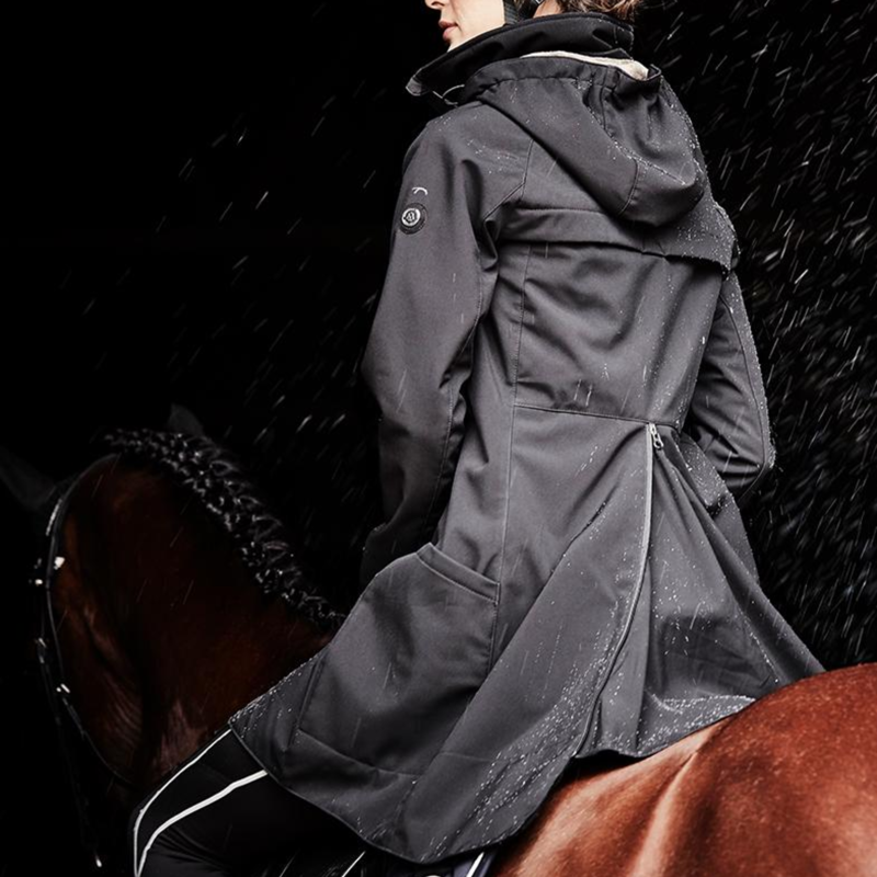 Mountain Horse Ladies Stella Softshell Parka - Black-2