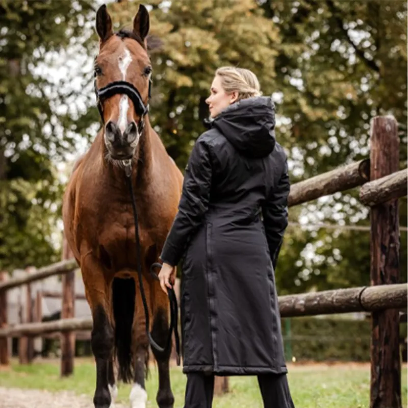 E.L.T Opal Winter Performance Riding Coat - Black-5