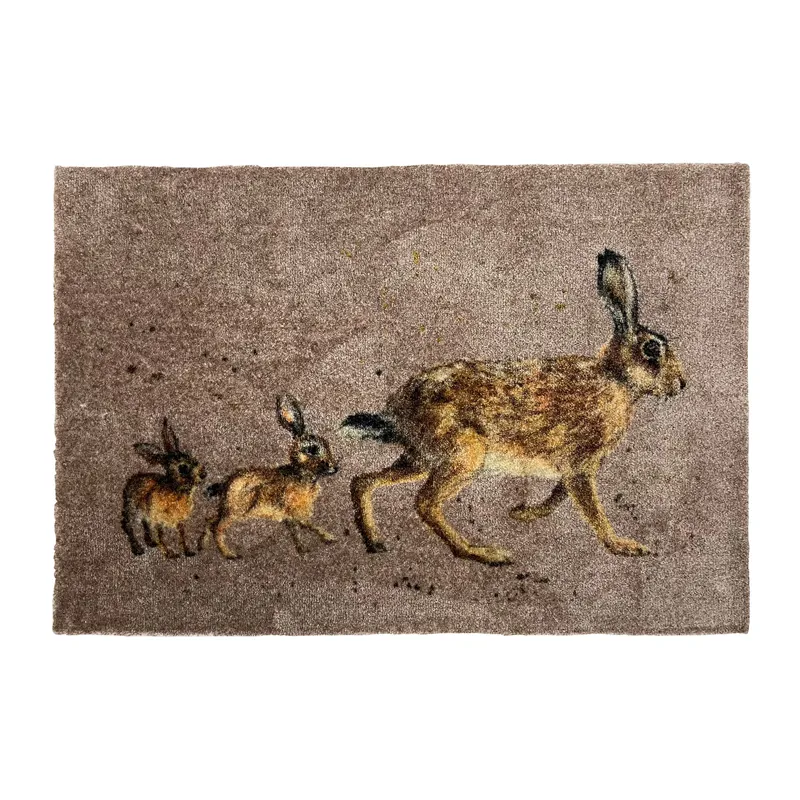 Bree Merryn Luxury Washable Mat - Hare Line