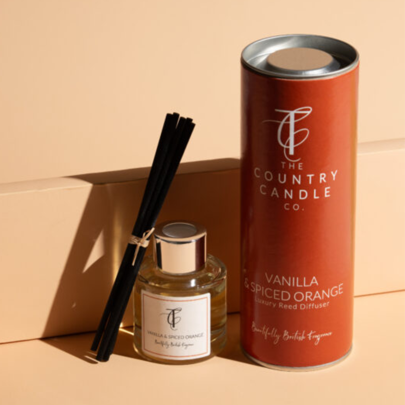 Seasonal Pastels Reed Diffuser - Vanilla and Spiced Orange