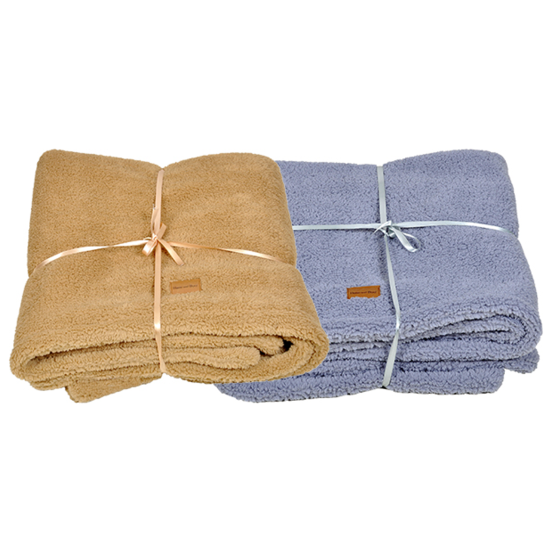 Hem and Boo Luxury Blanket 140 x 100cm - Grey-2