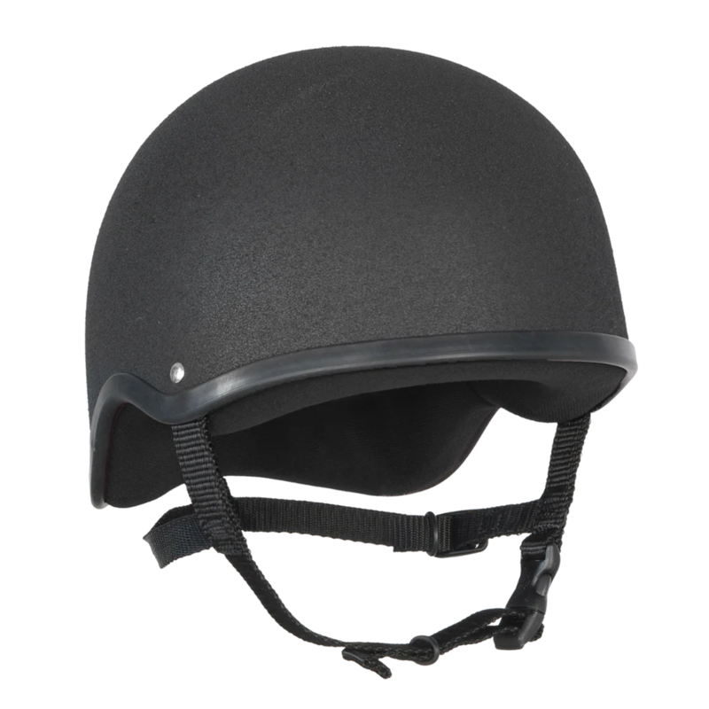 Champion Pro Plus Jockey Helmet - Black-1