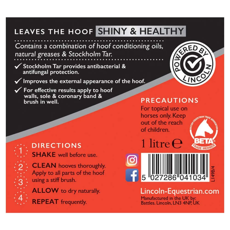 Lincoln Classic Hoof Oil-3
