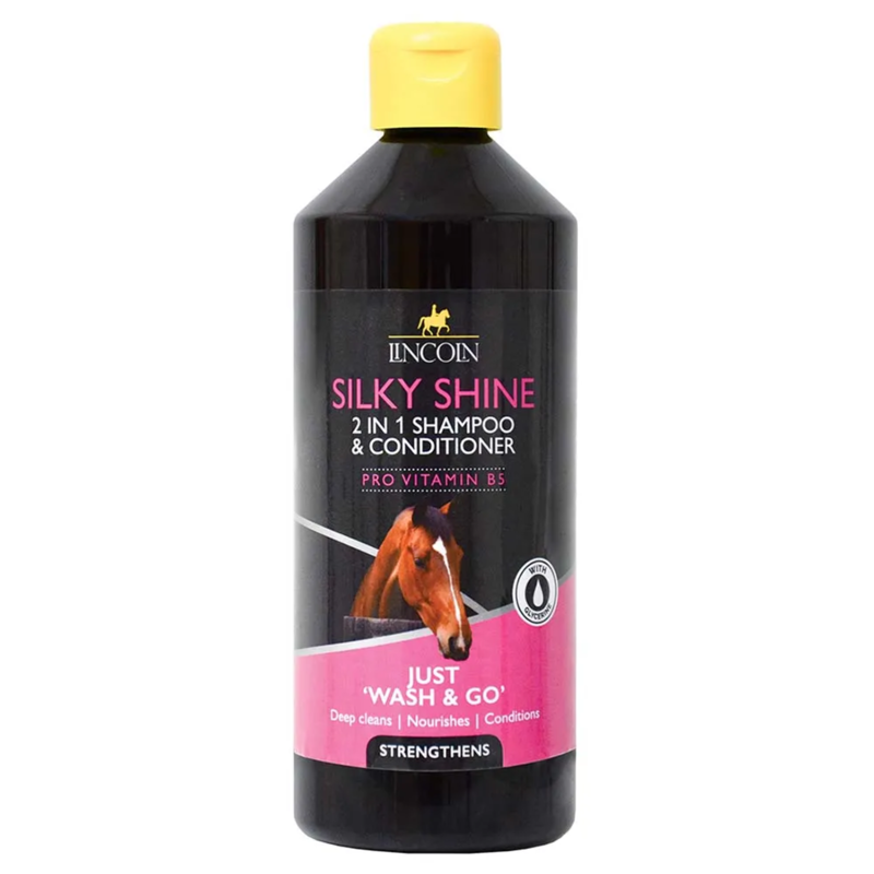 Lincoln Silky Shine 2 In 1 Shampoo And Conditioner - 500ml