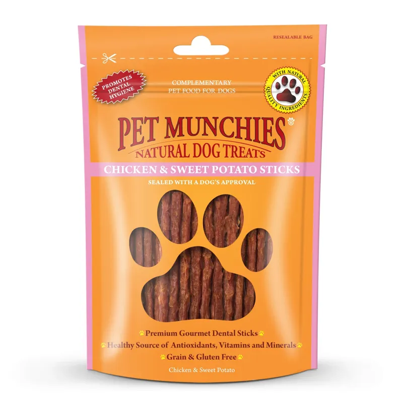 Pet Munchies Chicken and Sweet Potato Sticks
