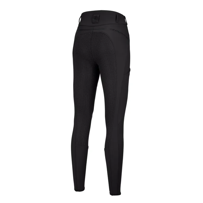 Pikeur Ladies Midwaist Winter Full Grip Breeches Black-1