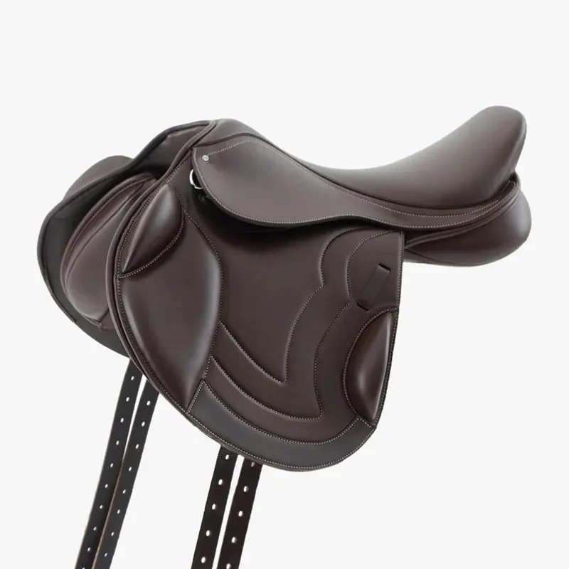 Premier Equine Bordeaux Synthetic Monoflap Cross Country Saddle - Brown