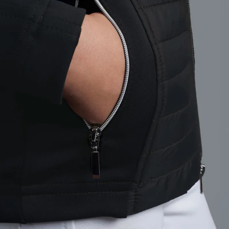 Premier Equine Mini Elena Girl's Hybrid Riding Jacket - Black-4