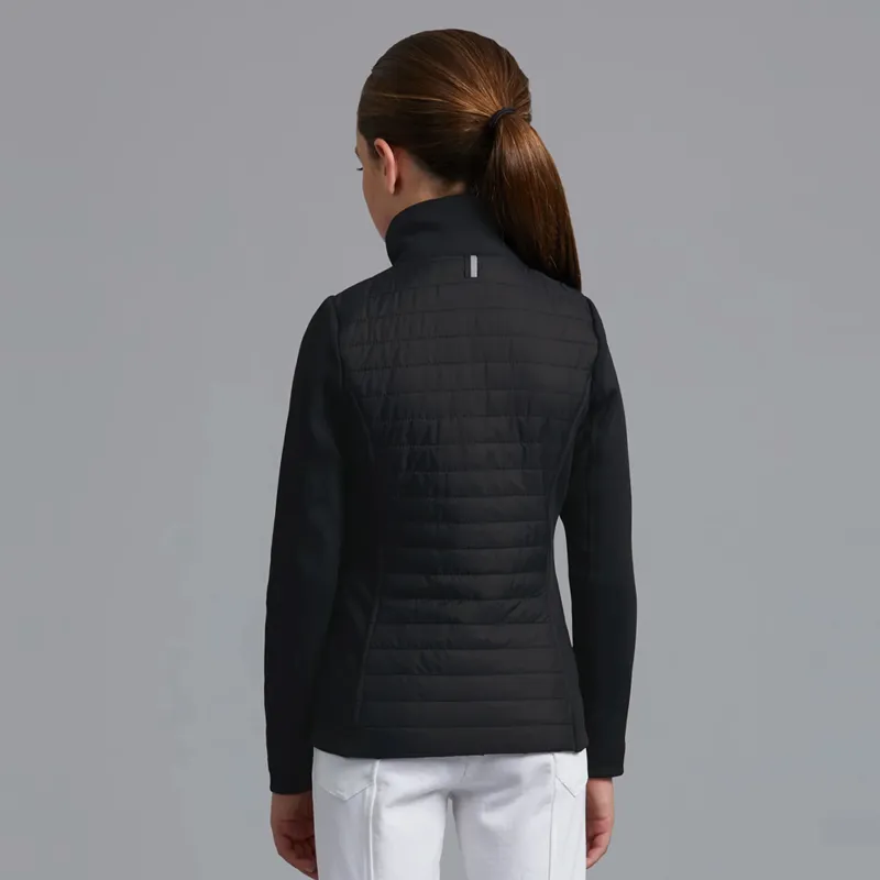 Premier Equine Mini Elena Girl's Hybrid Riding Jacket - Black-1
