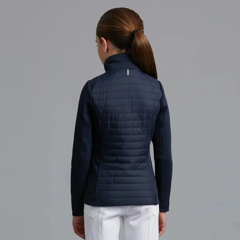 Premier Equine Mini Elena Girl's Hybrid Riding Jacket - Navy-1