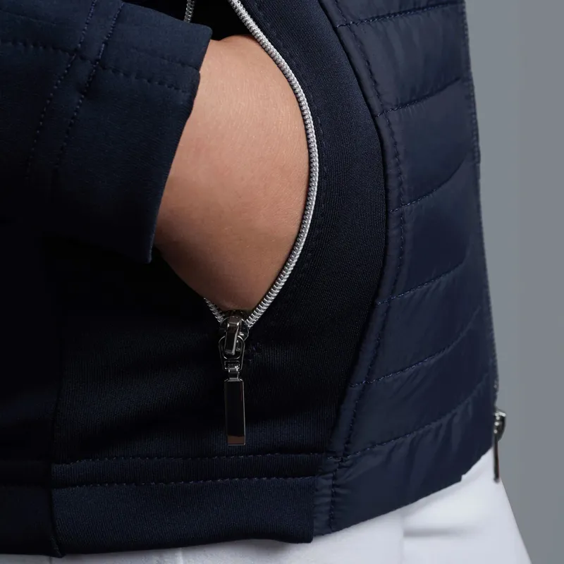 Premier Equine Mini Elena Girl's Hybrid Riding Jacket - Navy-4