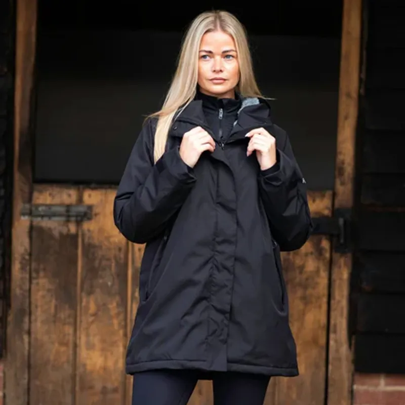 Reincoat Ladies Parka - Black-1