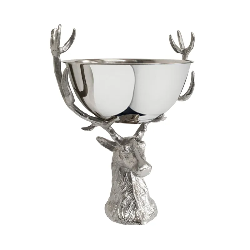 Culinary Concepts Small Punch Bowl with Stag Stand