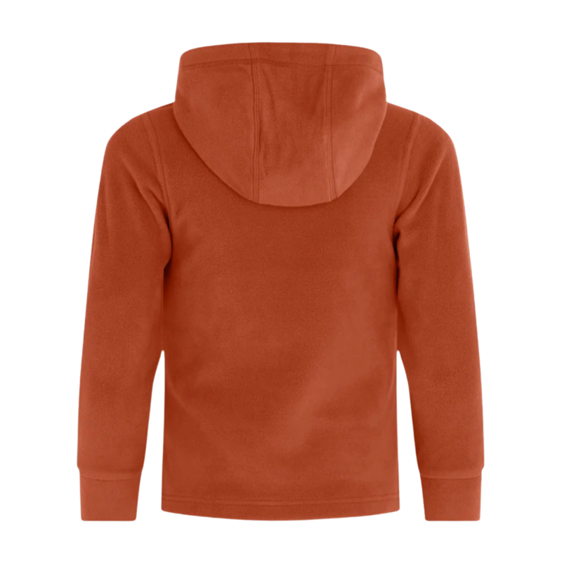 Ridgeline Kids Ballistic Long Sleeved Fleece Hoodie - Russet-1