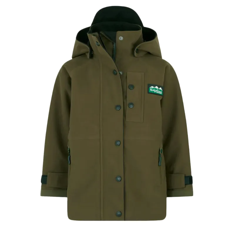 Ridgeline Kids Monsoon Classic Jacket - Teak