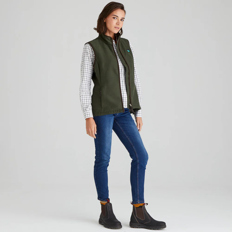 Ridgeline Ladies Monarch Gilet - Deep Forest-4