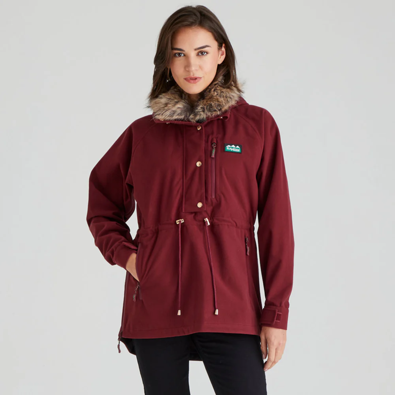 Ridgeline Ladies Monsoon Nordic Smock - Winter Berry-2