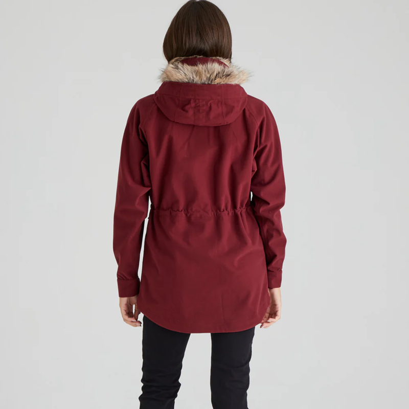Ridgeline Ladies Monsoon Nordic Smock - Winter Berry-6