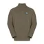 Ridgeline Mens Baseline Pull On Zip Top - Light Bark Marl