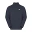 Ridgeline Mens Baseline Pull On Zip Top - Navy Marl